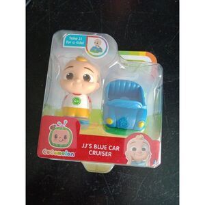 Cocomelon JJ's Blue Car Cruiser Figurine Baby Toy Ages 1 1/2-4